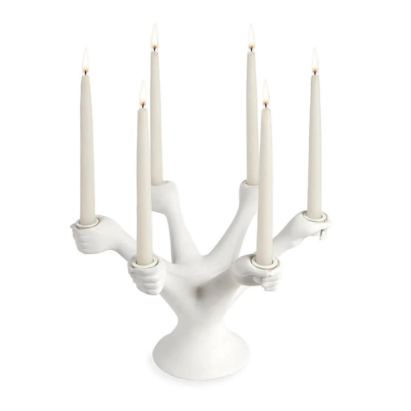 Nordic White Candle Holders 2025