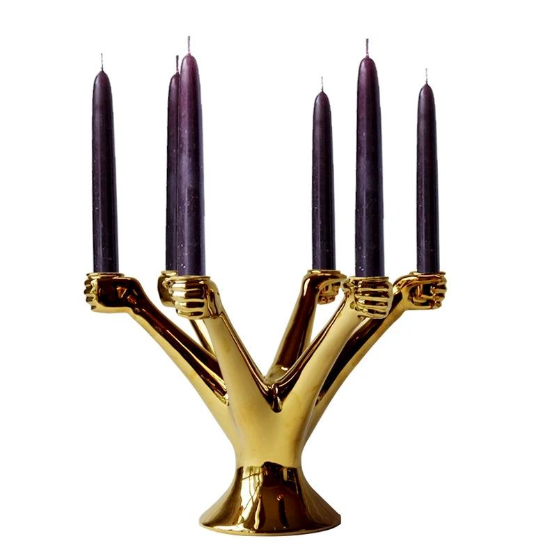Nordic White Candle Holders 2025