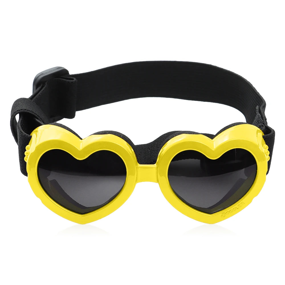 Dog Cat Sun Glasses with Adjustable Strap Goggles 2024