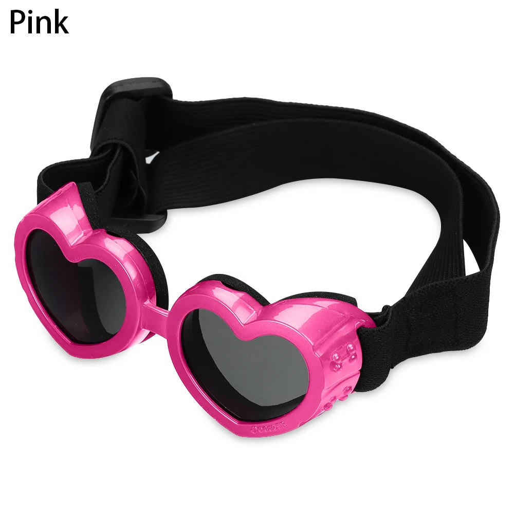 Dog Cat Sun Glasses with Adjustable Strap Goggles 2024